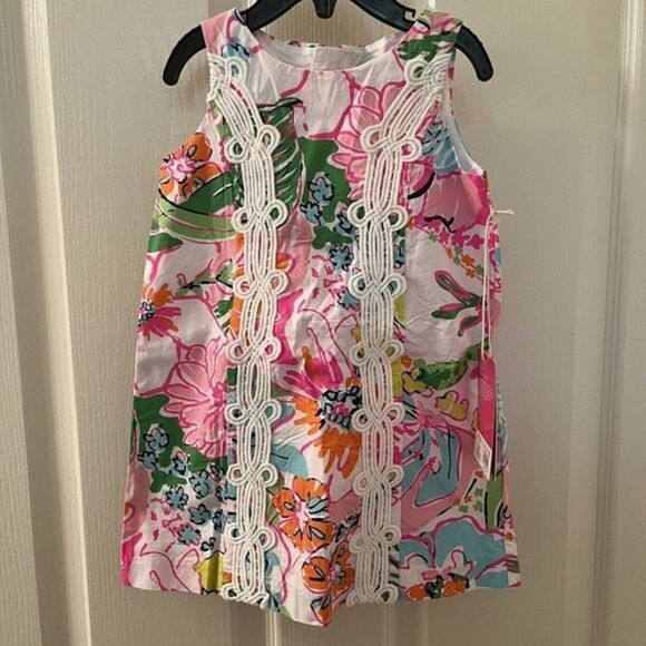 Lilly Pulitzer for Target Nosie Posey Floral Shift Dress Girls Size 2T NWT - Picture 1 of 11